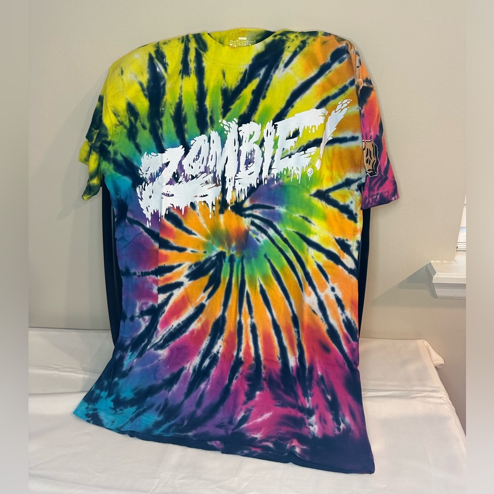 Flatbush zombies tie dye tee shirt size small